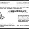 Rottmann Johann 1932-2003 Todesanzeige